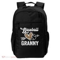 Mothers Day Baseball Granny Leopard Gift Backpack thumb 0