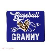 Mothers Day Baseball Granny Leopard Gift Mousepad thumb 0