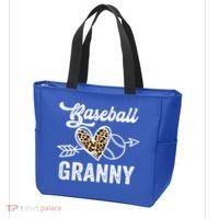Mothers Day Baseball Granny Leopard Gift Tote Bag thumb 3