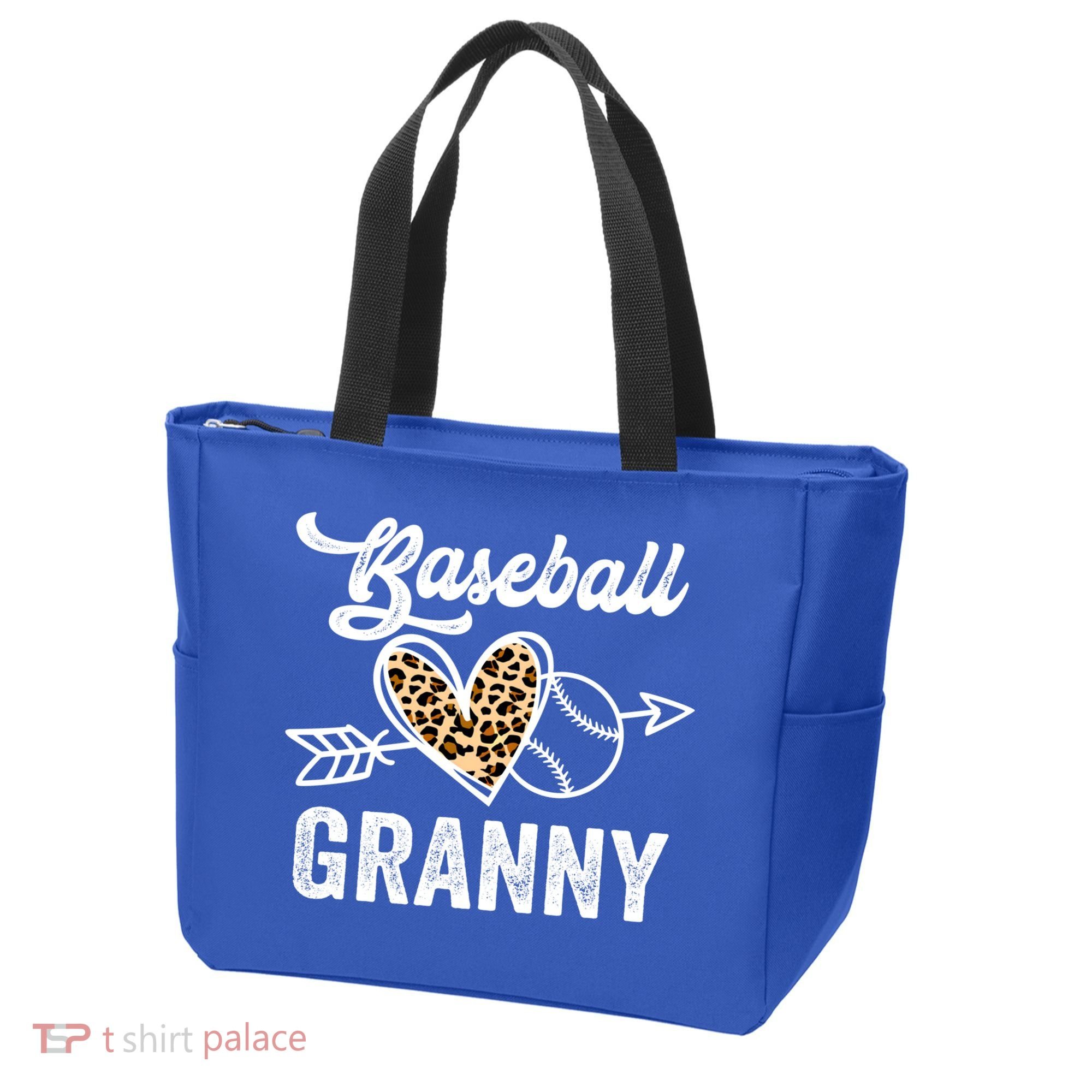 Mothers Day Baseball Granny Leopard Gift Tote Bag