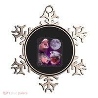 Moo Deng Bouncy Pig In Thai Picture Howling Under The Moon Ornament thumb 0