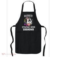MotherS Day Blessed Strong Mom Grandma Strong Women Gift Apron thumb 0