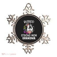 MotherS Day Blessed Strong Mom Grandma Strong Women Gift Ornament thumb 0