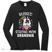 MotherS Day Blessed Strong Mom Grandma Strong Women Gift Women's Long Sleeve Shirt thumb 0