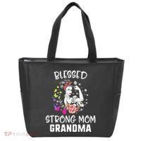 MotherS Day Blessed Strong Mom Grandma Strong Women Gift Tote Bag thumb 0