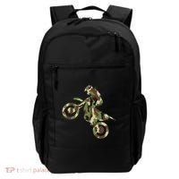 Motocross Dirt Bike Racing Camo Camouflage Backpack thumb 0