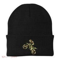 Motocross Dirt Bike Racing Camo Camouflage Beanie thumb 0