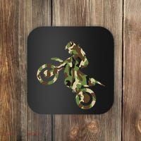 Motocross Dirt Bike Racing Camo Camouflage Coaster thumb 0