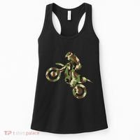 Motocross Dirt Bike Racing Camo Camouflage Women's Tank Top thumb 0