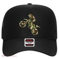 Motocross Dirt Bike Racing Camo Camouflage Hat thumb 0