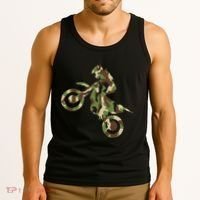 Motocross Dirt Bike Racing Camo Camouflage Tank Top thumb 3