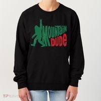 Mountain Dude Bigfoot Sasquatch Hiking Funny Women's Sweatshirt thumb 0