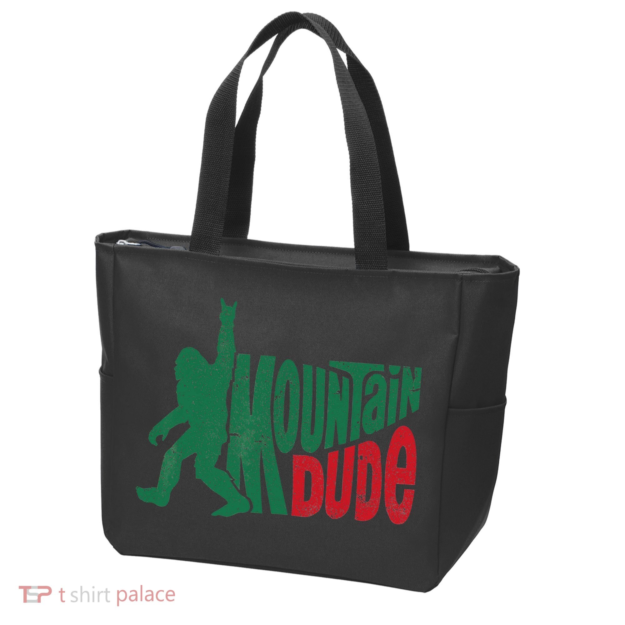 Mountain Dude Bigfoot Sasquatch Hiking Funny Tote Bag