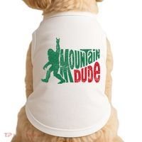 Mountain Dude Bigfoot Sasquatch Hiking Funny Doggie Tank thumb 0