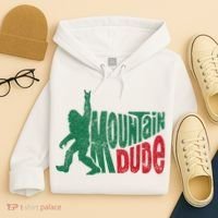 Mountain Dude Bigfoot Sasquatch Hiking Funny Hoodie thumb 4