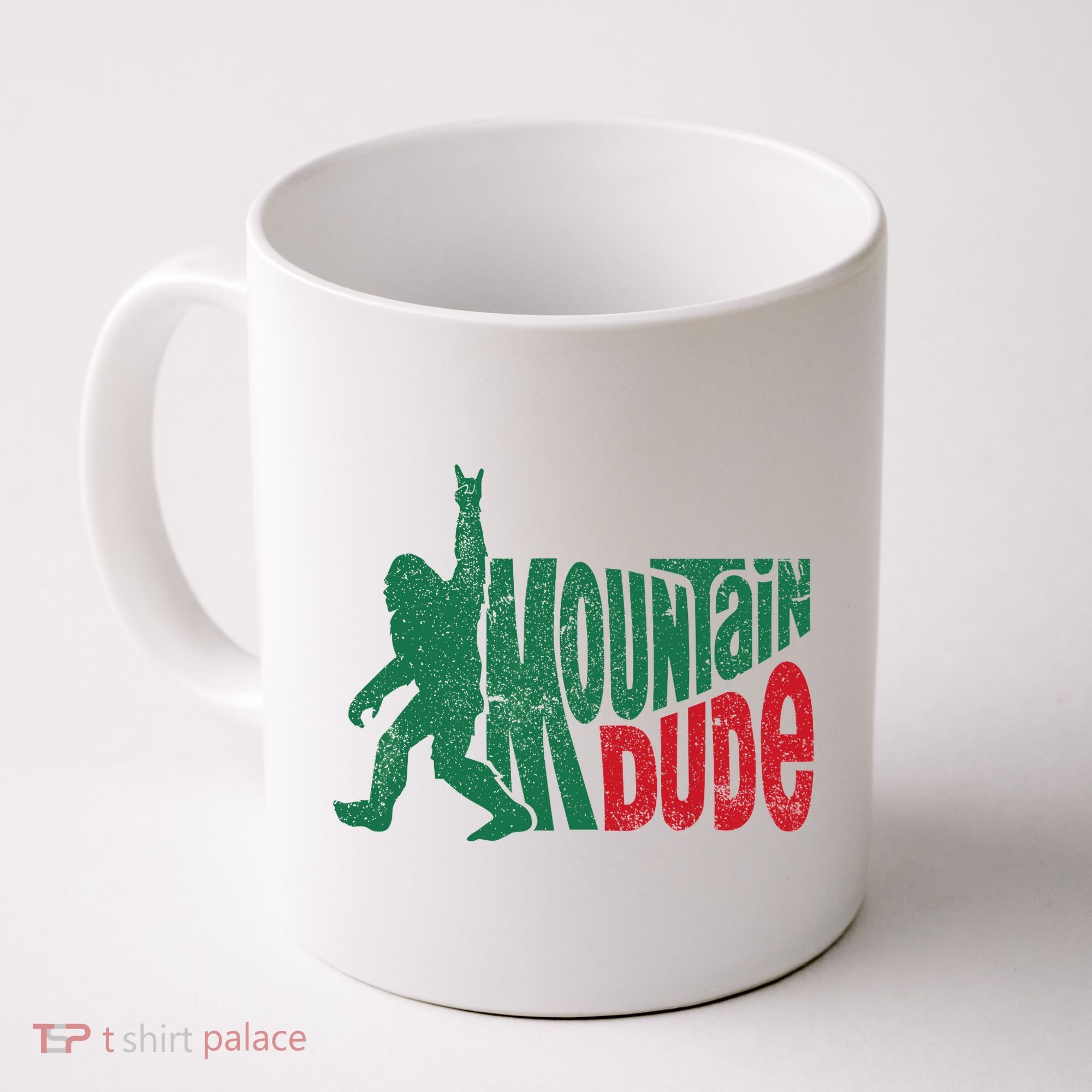 Mountain Dude Bigfoot Sasquatch Hiking Funny Coffee Mug