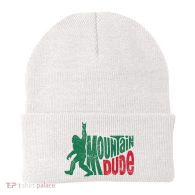 Mountain Dude Bigfoot Sasquatch Hiking Funny Beanie