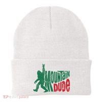 Mountain Dude Bigfoot Sasquatch Hiking Funny Beanie thumb 0