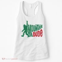 Mountain Dude Bigfoot Sasquatch Hiking Funny Women's Tank Top thumb 0