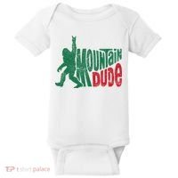 Mountain Dude Bigfoot Sasquatch Hiking Funny Baby Bodysuit thumb 0