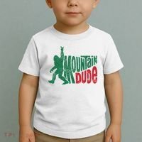 Mountain Dude Bigfoot Sasquatch Hiking Funny Toddler T-Shirt thumb 2