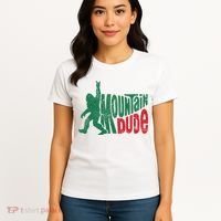 Mountain Dude Bigfoot Sasquatch Hiking Funny Women's T-Shirt thumb 4