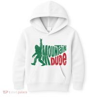 Mountain Dude Bigfoot Sasquatch Hiking Funny Kids Hoodie thumb 0