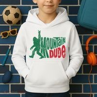 Mountain Dude Bigfoot Sasquatch Hiking Funny Kids Hoodie thumb 2