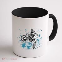Motocross Dirt Bike Rider Gift Coffee Mug thumb 1