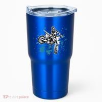 Motocross Dirt Bike Rider Gift Tumbler thumb 0