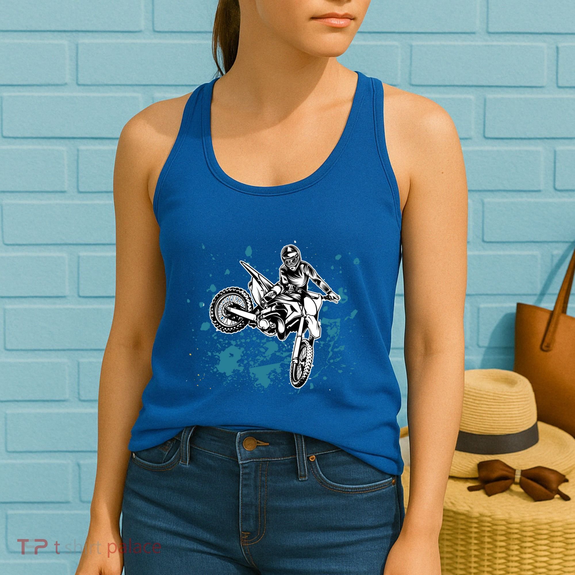Motocross Dirt Bike Rider Gift Women's Tank Top