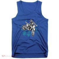 Motocross Dirt Bike Rider Gift Tank Top thumb 0