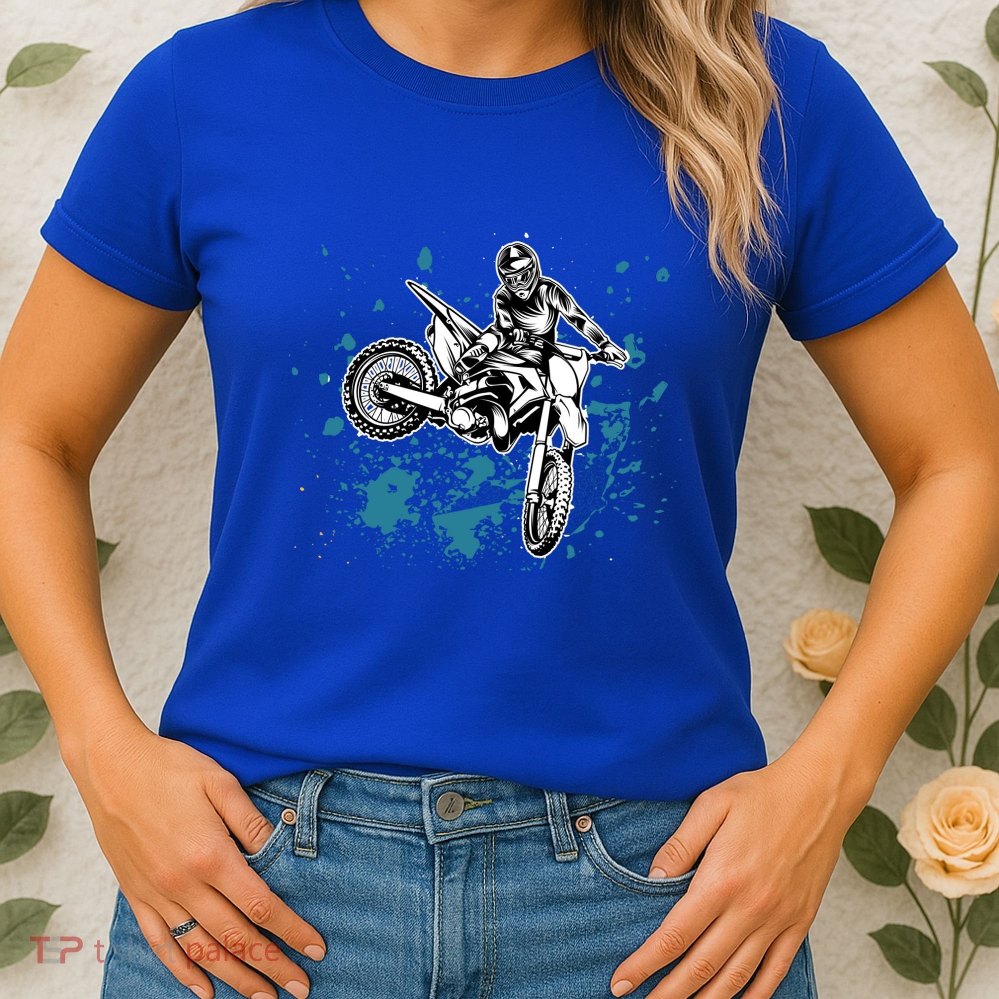 Motocross Dirt Bike Rider Gift Women's T-Shirt