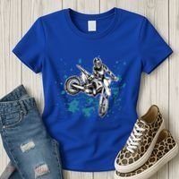 Motocross Dirt Bike Rider Gift Women's T-Shirt thumb 3