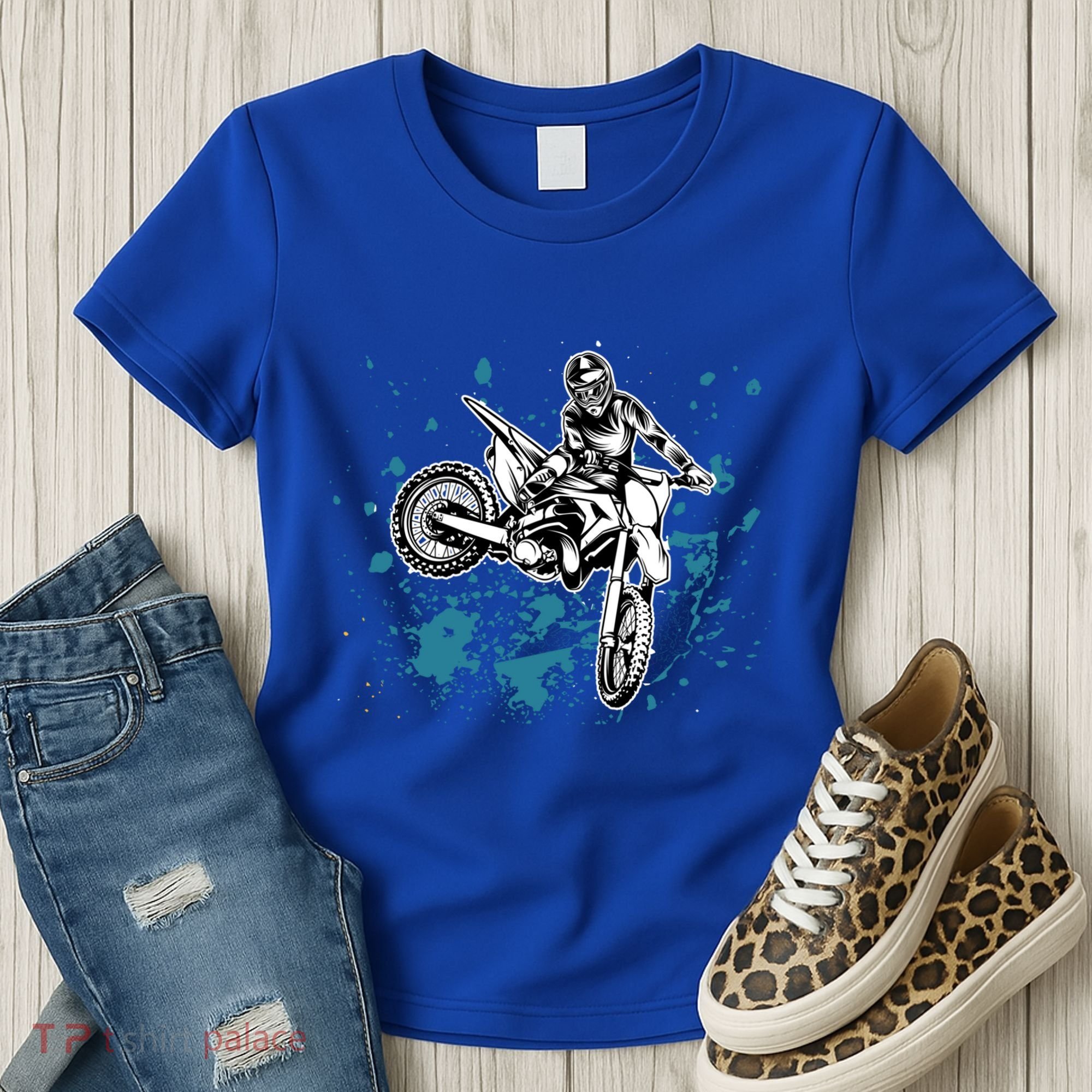 Motocross Dirt Bike Rider Gift Women's T-Shirt