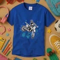 Motocross Dirt Bike Rider Gift Kids T-Shirt thumb 3