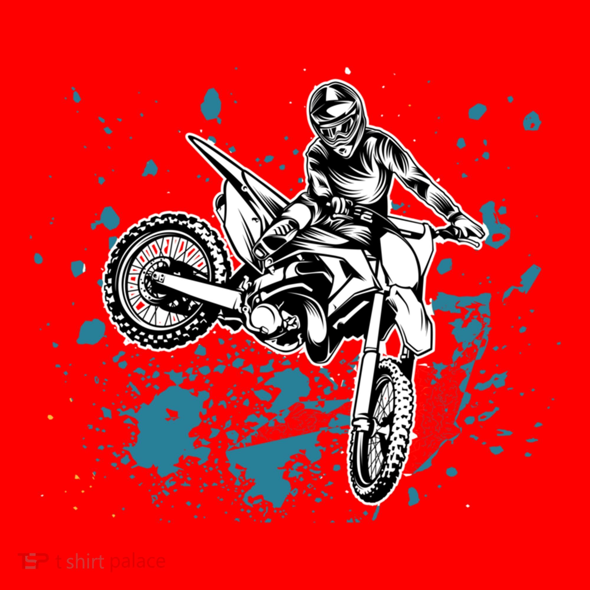 Motocross Dirt Bike Rider Gift Santa Hat
