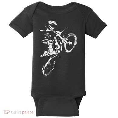 Motocross Dirt Bike Baby Bodysuit