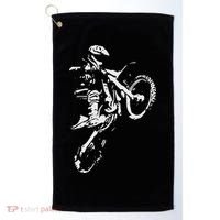 Motocross Dirt Bike Golf Towel thumb 0
