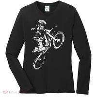Motocross Dirt Bike Women's Long Sleeve Shirt thumb 0