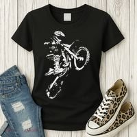 Motocross Dirt Bike Women's T-Shirt thumb 3