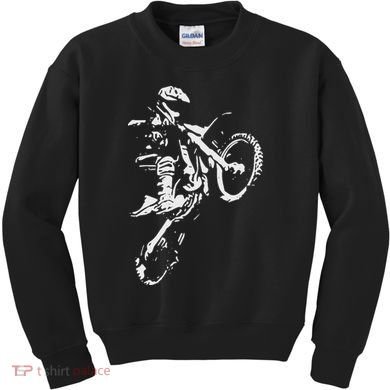 Motocross Dirt Bike Kids Sweatshirt