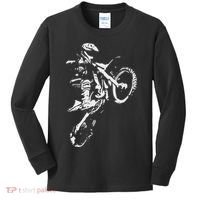 Motocross Dirt Bike Kids Long Sleeve Shirt thumb 0