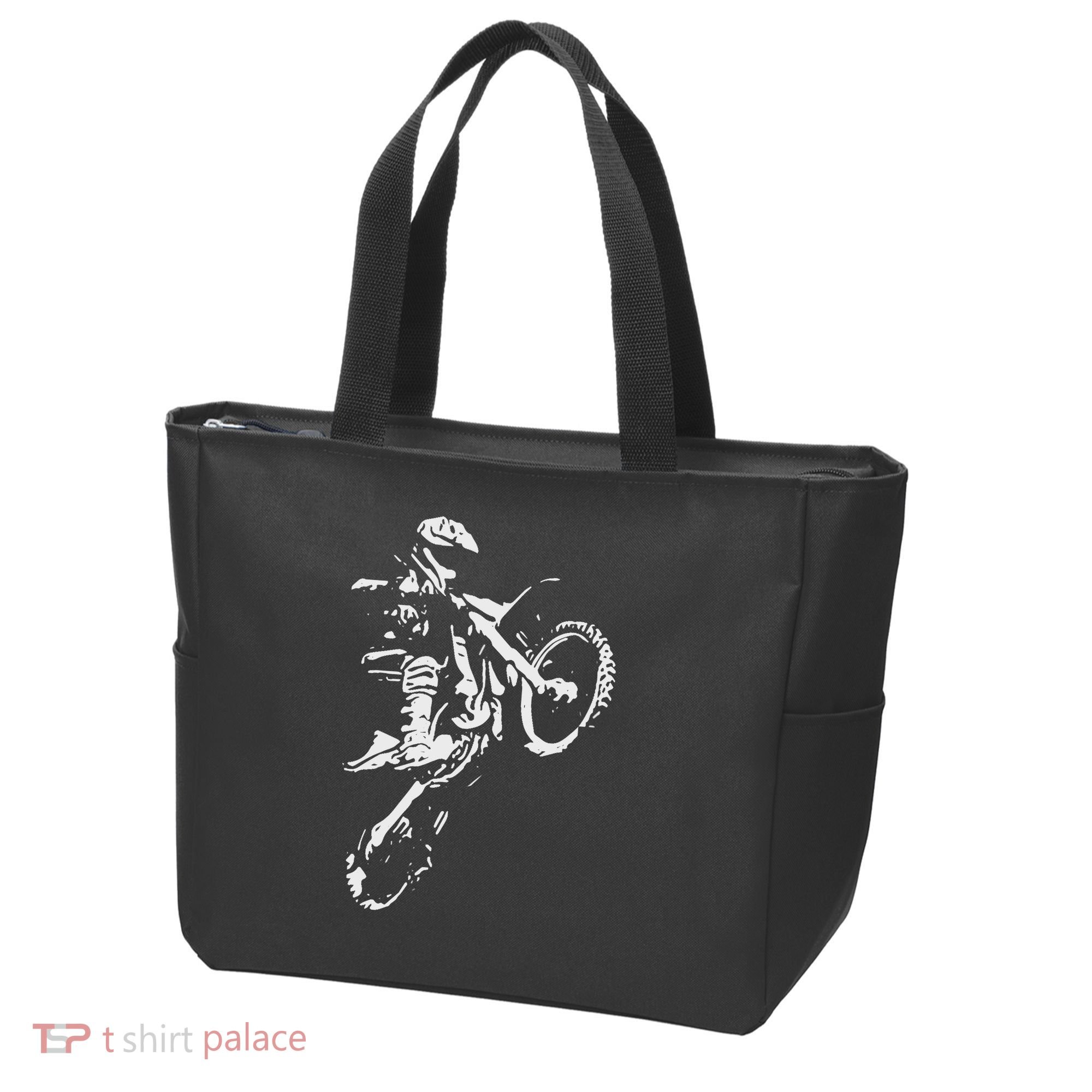 Motocross Dirt Bike Tote Bag