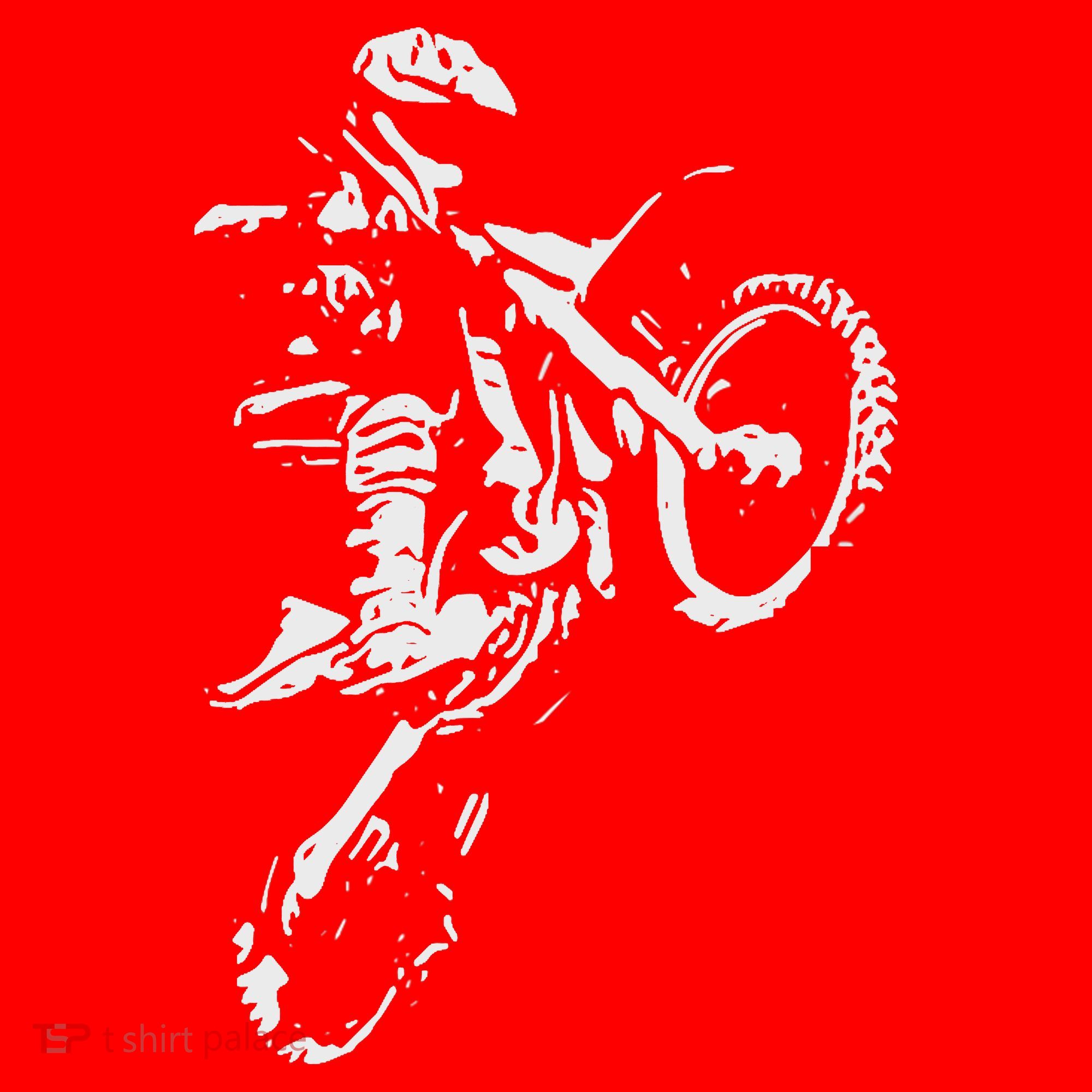 Motocross Dirt Bike Santa Hat