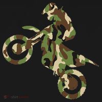 Motocross Dirt Bike Racing Camo Camouflage Apron thumb 3