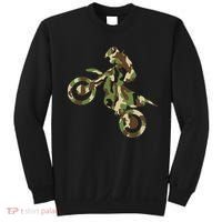 Motocross Dirt Bike Racing Camo Camouflage Sweatshirt thumb 0