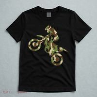 Motocross Dirt Bike Racing Camo Camouflage T-Shirt thumb 5