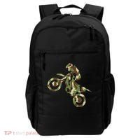 Motocross Dirt Bike Racing Camo Camouflage Backpack thumb 0