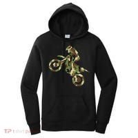 Motocross Dirt Bike Racing Camo Camouflage Women's Hoodie thumb 0